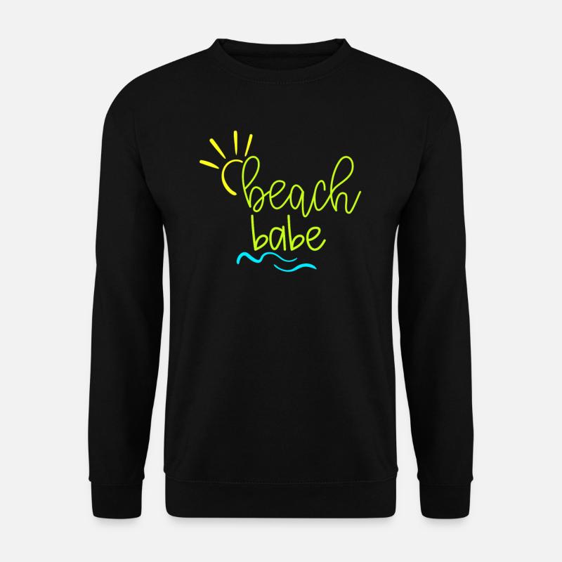 Beach Babe - Sonne, Strand, Meer - Unisex Pullover - Schwarz