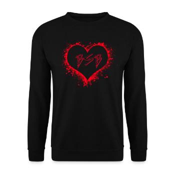 Backstreet - Trough My Heart - Unisex Pullover - Schwarz - Vorne - Alina (178cm) & Michal (187cm)