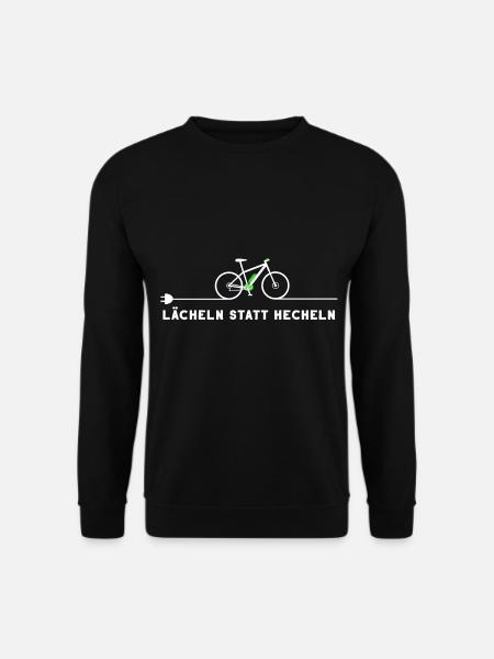 E-Bike Pedelec lustiges Geschenk Fahrrad eMTB Rad - Unisex Pullover - Schwarz