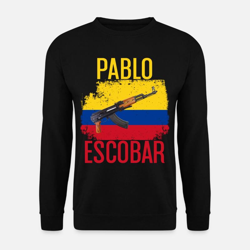 Pablo Escobar - Kolumbien - Unisex Pullover - Schwarz