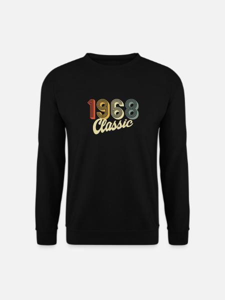 classic 1968 Design retro 1968 - Unisex Pullover - Schwarz