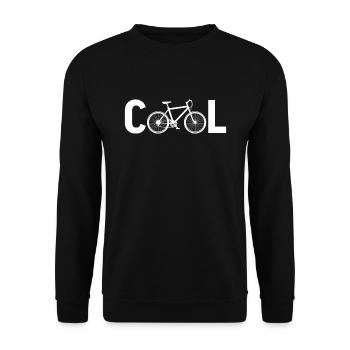cool Fahrrad Fahrrad T-Shirt Radsport cool bike - Unisex Pullover - Schwarz - Vorne - Alina (178cm) & Michal (187cm)