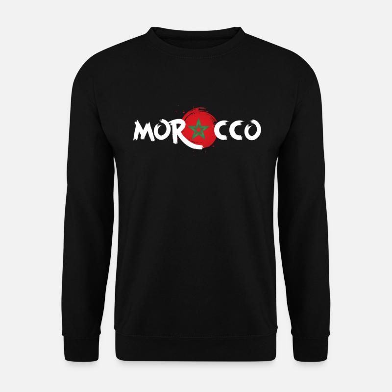 morocco design maroc - Sweat-shirt Unisexe - noir