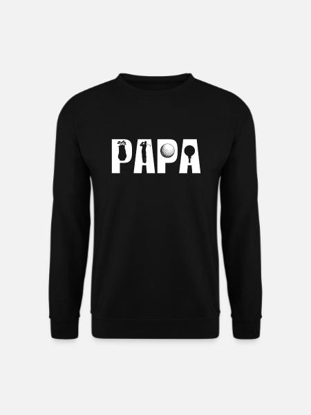 golfer dad - Unisex Sweatshirt - black