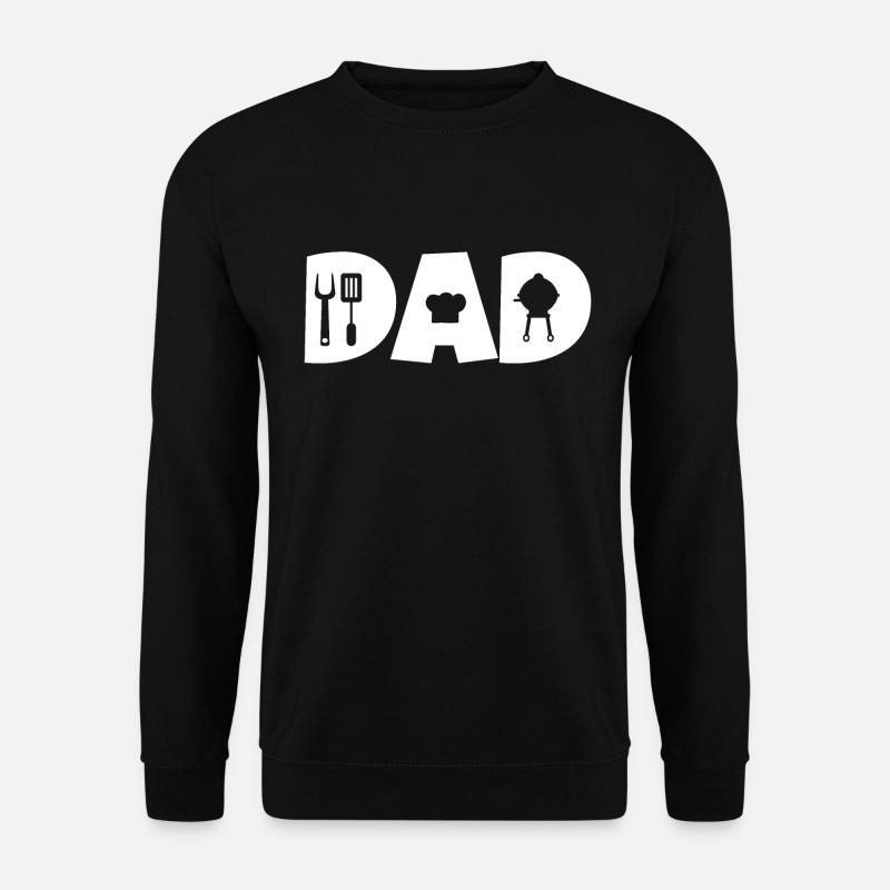 grill dad for Grill Papa Barbecue - Unisex Pullover - Schwarz