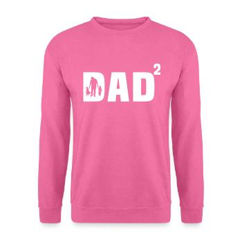 Papa Sohn und Tochter Geschenk Papa Sohn und Tochter - Unisex Pullover - Pink - Vorne
