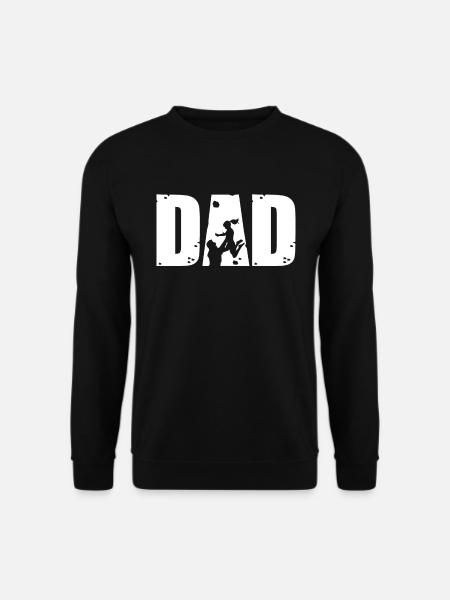 father and daughter t-shirt dad daughter - Unisex Sweatshirt - black