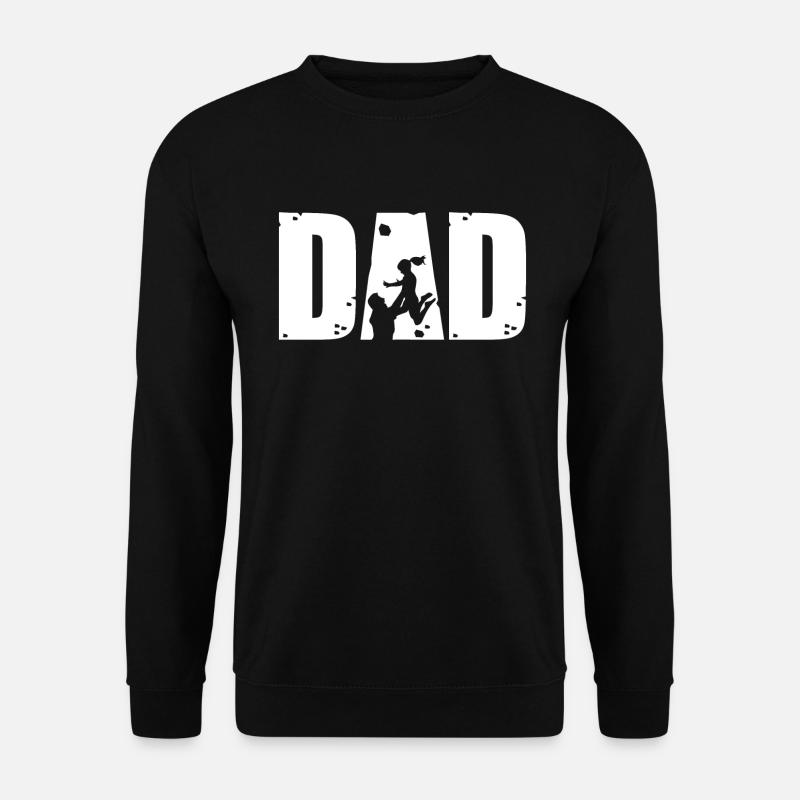 Vater und Tochter T-Shirt Papa Tochter - Unisex Pullover - Schwarz