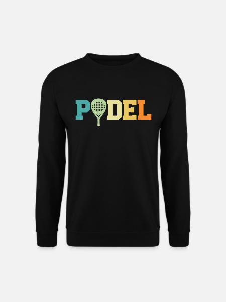 Retro padel - Unisex Sweatshirt - black