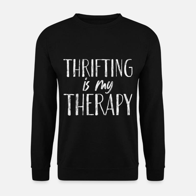 Thrifting Is My Therapy 5 - Unisex Pullover - Schwarz