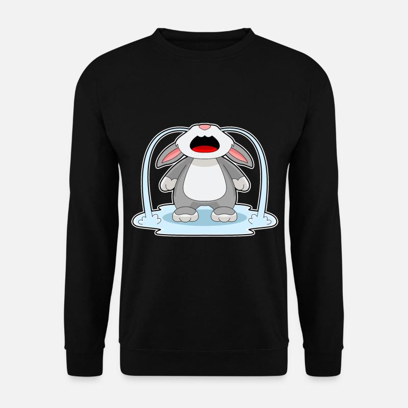 Bunny sad - Unisex Sweatshirt - black