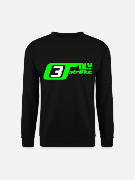 only3stroke - Unisex Pullover - Schwarz
