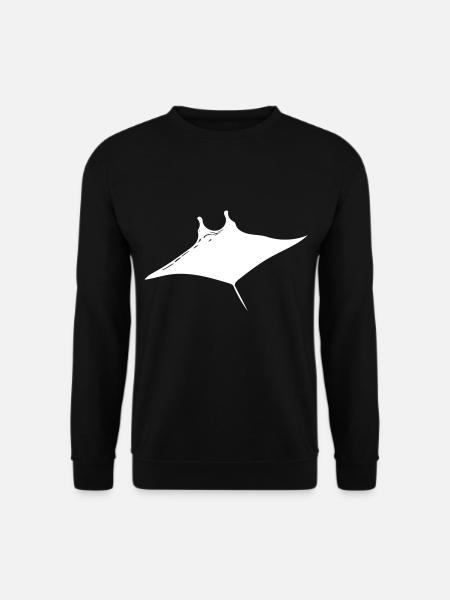 Manta Rays Vector Style - Unisex Sweatshirt - black