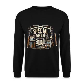 Special Area Squad 11 - Unisex Pullover - Schwarz - Vorne - Alina (178cm) & Michal (187cm)