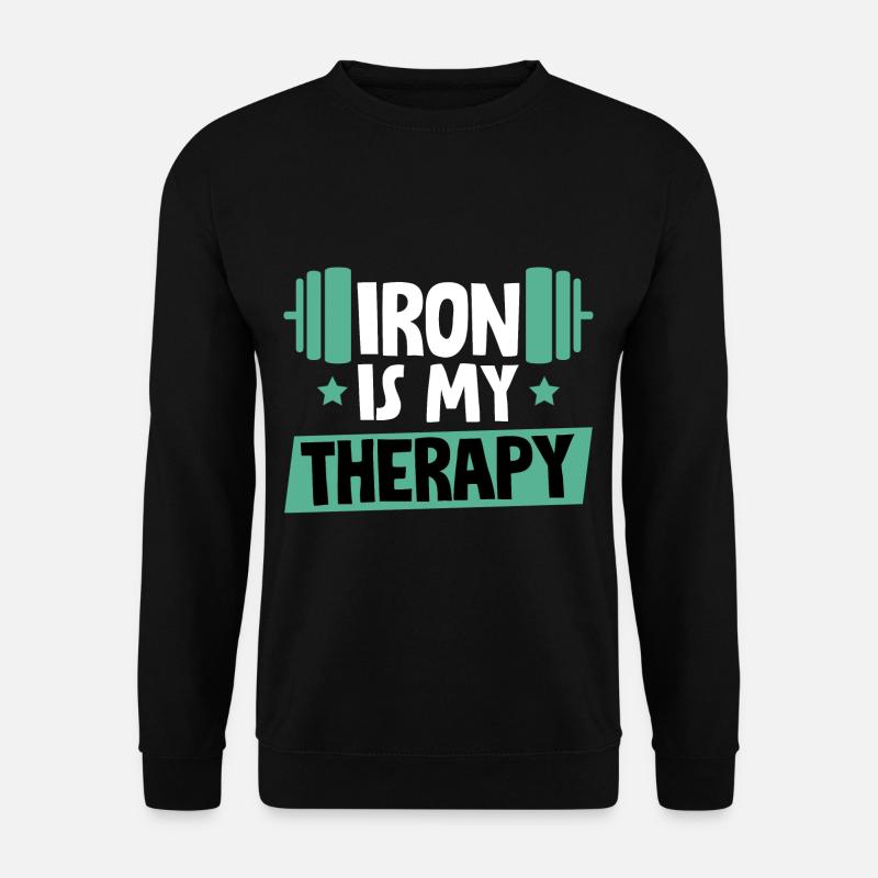 Iron Is My Therapy 6 - Unisex Sweatshirt - black
