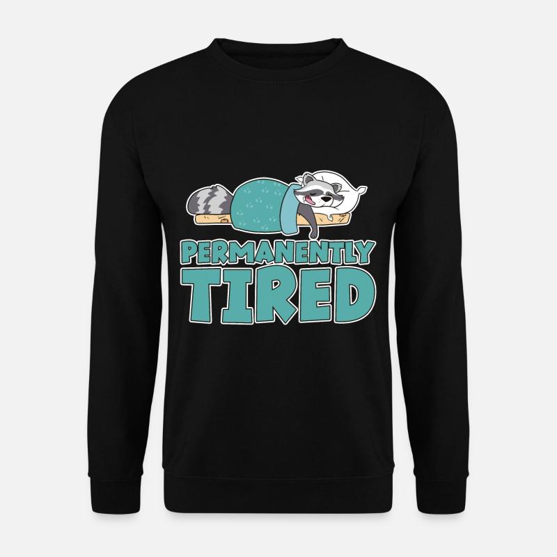 Permanently Tired 2 - Unisex Sweatshirt - black