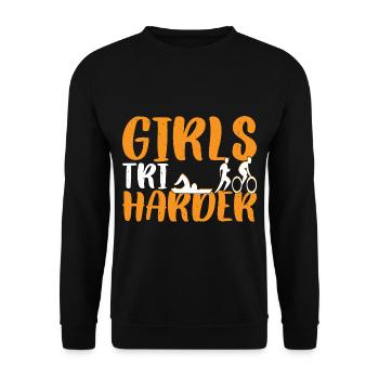 Filles Tri 6 - Sweat-shirt Unisexe - noir - Devant - Alina (178cm) & Michal (187cm)
