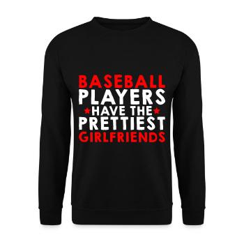 Baseball Players Have The Prettiest Girlfriends 4 - Unisex Pullover - Schwarz - Vorne - Alina (178cm) & Michal (187cm)