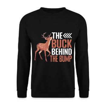 Le bouc derrière la bosse 2 - Sweat-shirt Unisexe - noir - Devant - Alina (178cm) & Michal (187cm)