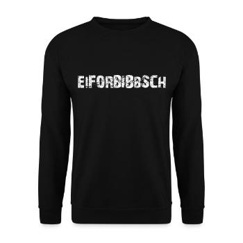 Eiforbibbsch - Unisex Pullover - Schwarz - Vorne - Alina (178cm) & Michal (187cm)
