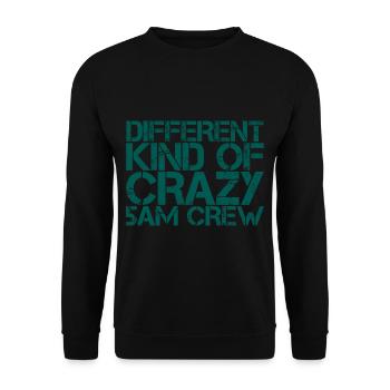 Different Kind Of Crazy 5am Crew - Unisex Sweatshirt - black - Front - Alina (178cm) & Michal (187cm)