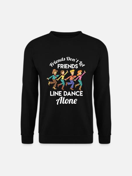 Line Dance Freunde - Unisex Pullover - Schwarz