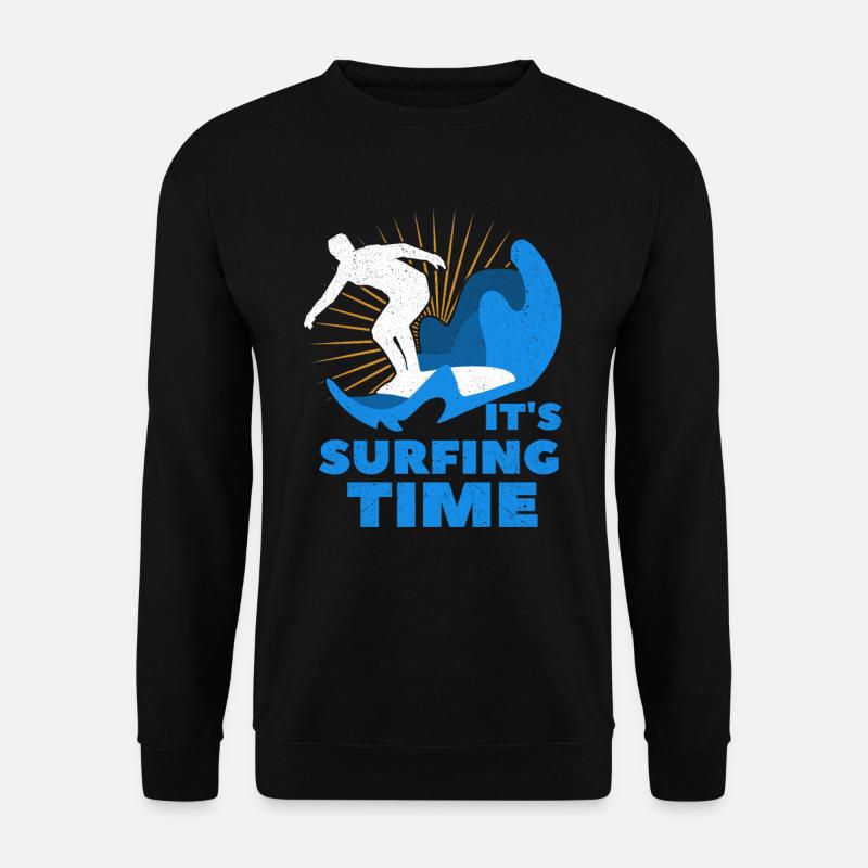 Surfing surfing - Unisex Sweatshirt - black