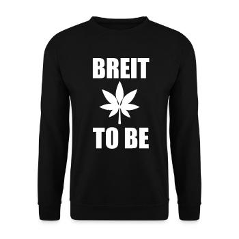 Bachelor party pothead kiffen joke - Unisex Sweatshirt - black - Front - Alina (178cm) & Michal (187cm)