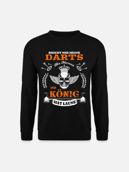 Dart Dart Dart Dart Dart Dart Dart Dart Dart Dart - Unisex Pullover - Schwarz