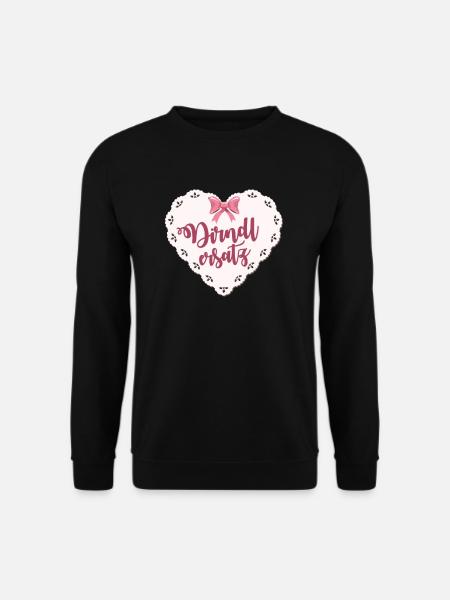 Dirndl Ersatz - Unisex Pullover - Schwarz