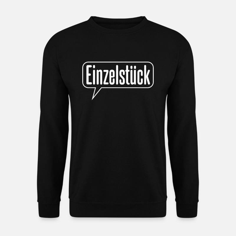 Einzelstück - Unisex Pullover - Schwarz