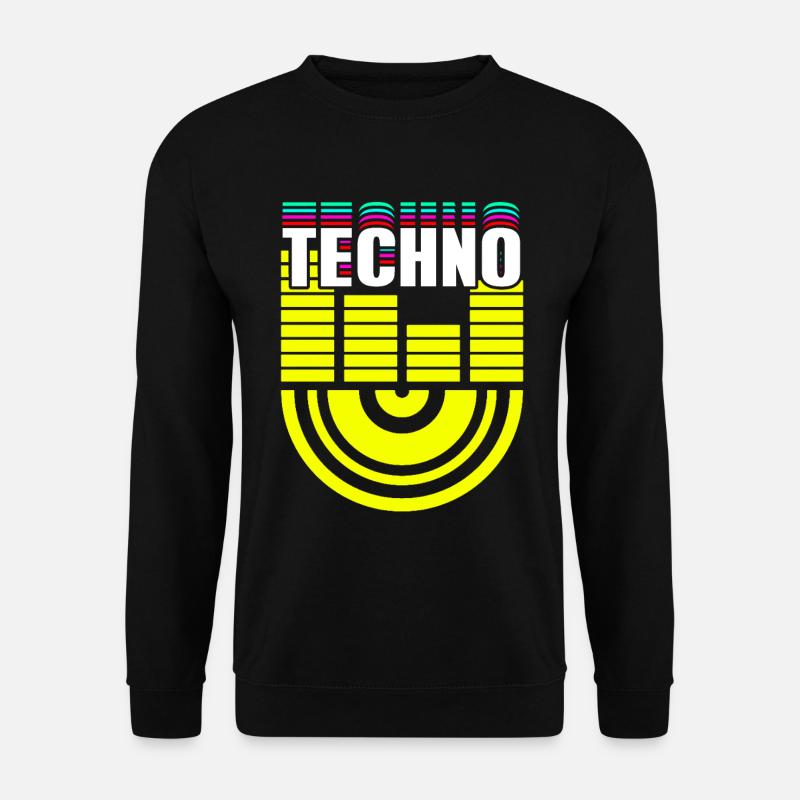 Techno - Unisex Sweatshirt - black