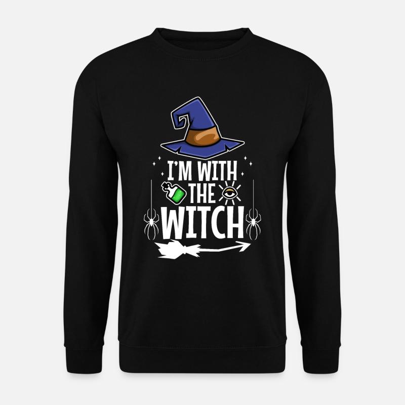 I'm With The Witch - Unisex Sweatshirt - black