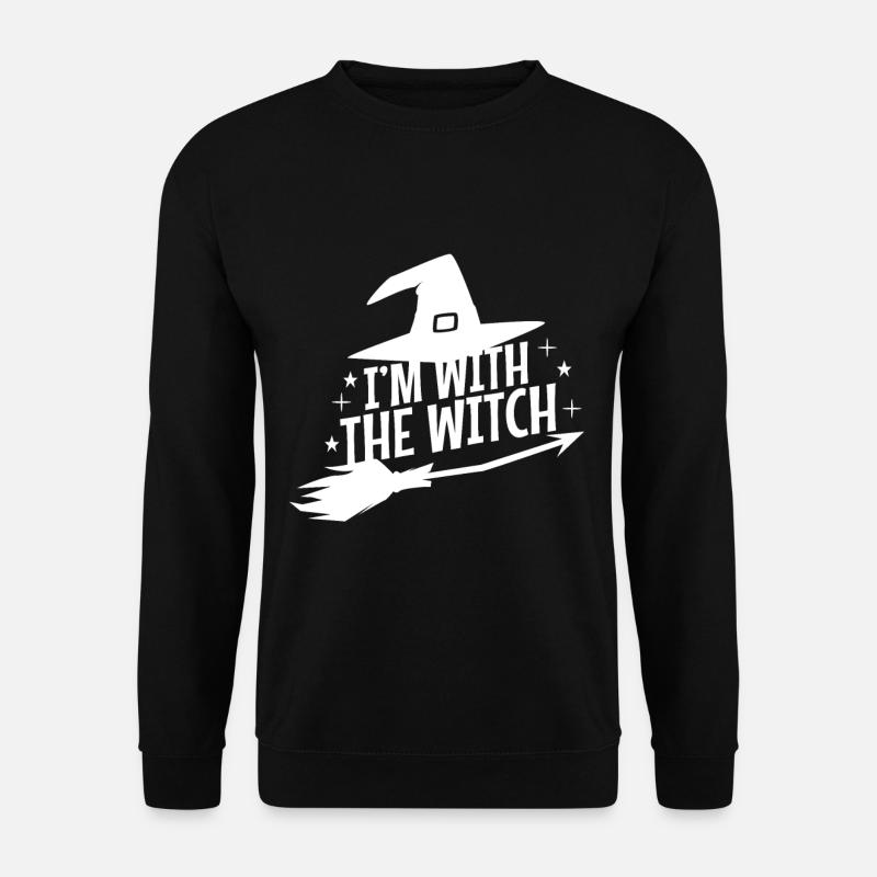 I'm With The Witch - Unisex Pullover - Schwarz