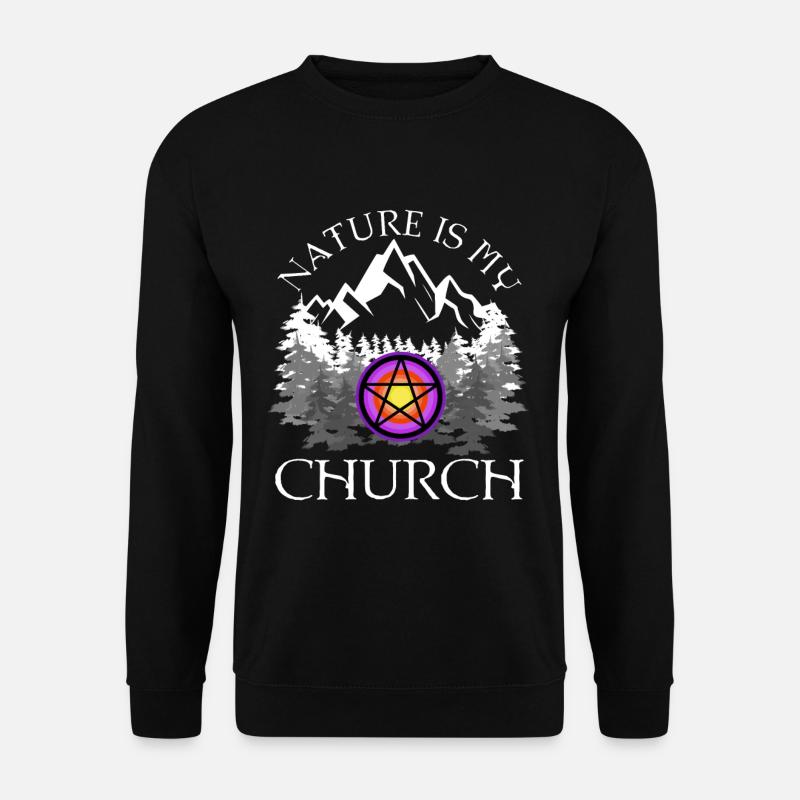 Nature Is My Church - Unisex Pullover - Schwarz