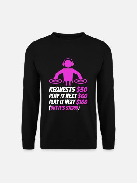 DJ Request - Unisex Sweatshirt - black