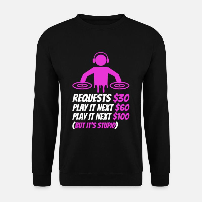 DJ Request - Unisex Sweatshirt - black