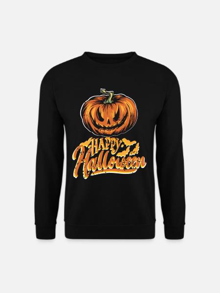 Halloween Pumpkin - Unisex Sweatshirt - black