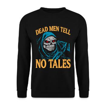 Halloween - Dead Men Tell No Tales - Unisex Pullover - Schwarz - Vorne - Alina (178cm) & Michal (187cm)