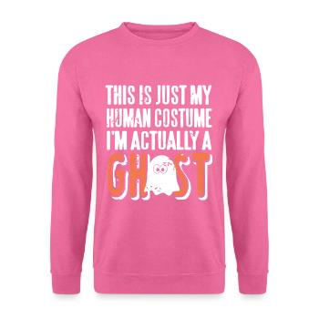 Geist - Ceci est mon costume humain - Sweat-shirt Unisexe - rose - Devant
