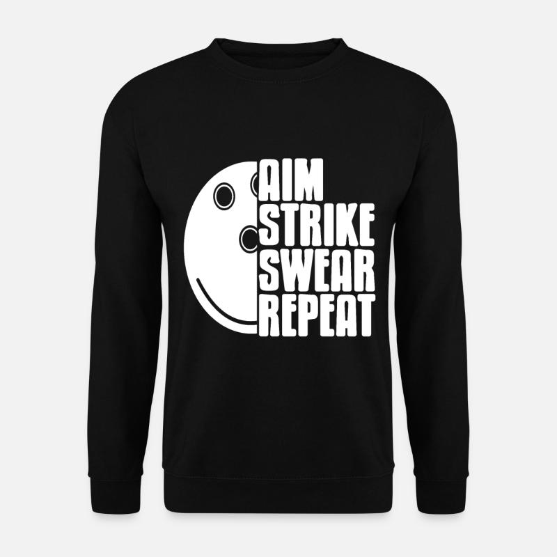 Objectif strinke jurer répéter - Sweat-shirt Unisexe - noir