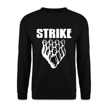 Bowling kegel Team - Unisex Sweatshirt - black - Front - Alina (178cm) & Michal (187cm)