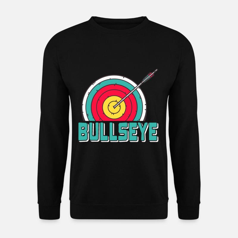 Pull and shoot - Bullseye - Unisex Sweatshirt - black