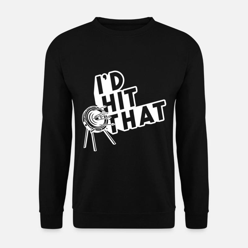 Bogenschießen - Id hit that - Unisex Pullover - Schwarz