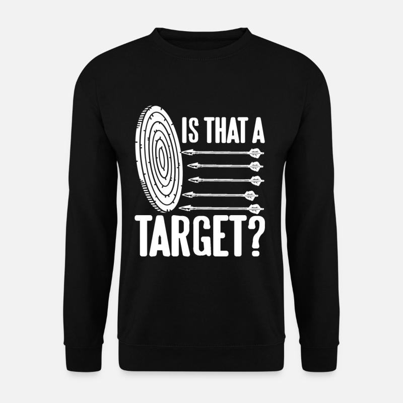 Archer - Est-ce une cible ? - Sweat-shirt Unisexe - noir