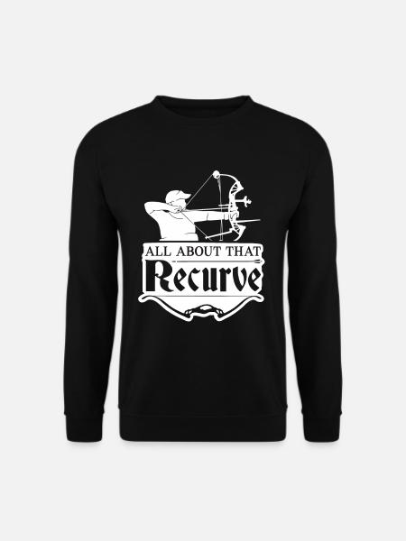All about that Recurve - Unisex Sweatshirt - black