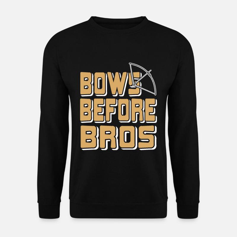 Archer - Bows before Bros - Sweat-shirt Unisexe - noir