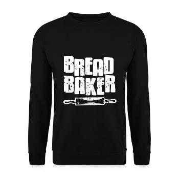 Bread Baker - Unisex Pullover - Schwarz - Vorne - Alina (178cm) & Michal (187cm)