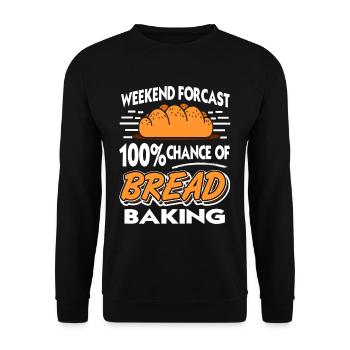 Weekind a perdu 100% de chances de cuire du pain - Sweat-shirt Unisexe - noir - Devant - Alina (178cm) & Michal (187cm)