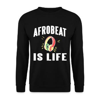 Arobeat, c’est la vie - Sweat-shirt Unisexe - noir - Devant - Alina (178cm) & Michal (187cm)